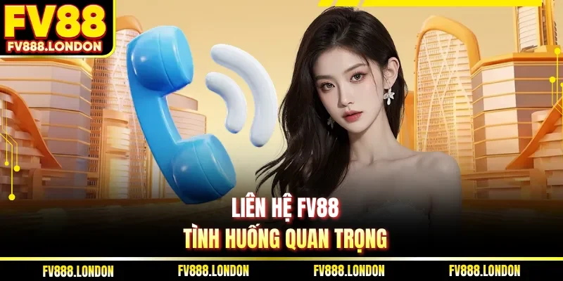 Liên hệ FV88 tình huống quan trọng 
